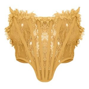 Pretty Little Thing Gold Corset, brand new!!